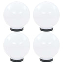 Φωτιστικά Μπάλα LED 4 τεμ. Σφαιρικά 20 εκ. Ακρυλικά (PMMA)