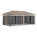 Κιόσκι με Αντικουνουπικό Δίχτυ Taupe 6x3x2,73 μ. / 180 γρ./μ²