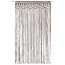 Κουρτίνα Μακραμέ Taupe 140 x 240 εκ. Βαμβακερή