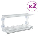Ταΐστρες Πουλιών για Παράθυρο 2 τεμ. 30x12x15 εκ. Ακρυλικές