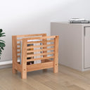 vidaX Ράφι για Περιοδικά 40x26,5x38,5 εκ. Μασίφ Ξύλο Καρυδιάς