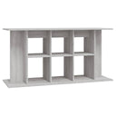 Βάση Ενυδρείου Γκρι Sonoma 120x40x60 εκ. από Επεξεργασμένο Ξύλο