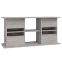 Βάση Ενυδρείου Γκρι Sonoma 121x41x58 εκ. από Επεξεργασμένο Ξύλο