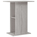 Βάση Ενυδρείου Γκρι Sonoma 60,5x36x72,5 εκ. Επεξεργασμένο Ξύλο