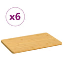 Πιάτα Πρωινού 6 Τεμ. 22 x 14 x 0,8 εκ. από Μπαμπού