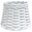 Καπέλο Φωτιστικού Οροφής Λευκό Ø20x15 εκ. από Wicker