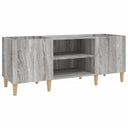 Δισκοθήκη Γκρι Sonoma 121 x 38 x 48 εκ. από Επεξεργασμένο Ξύλο