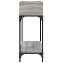 Τραπέζι Κονσόλα Γκρι Sonoma 100x30,5x75 εκ. Επεξεργασμένο Ξύλο