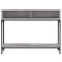 Τραπέζι Κονσόλα Γκρι Sonoma 100x30,5x75 εκ. Επεξεργασμένο Ξύλο