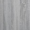 Καθρέφτης Μπάνιου Ντουλάπι Γκρι Sonoma 42x12x60 εκ Επεξ. Ξύλο