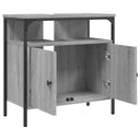 Ντουλάπι Νιπτήρα Μπάνιου Γκρι Sonoma 60x30x60 εκ. Επεξ. Ξύλο