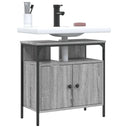 Ντουλάπι Νιπτήρα Μπάνιου Γκρι Sonoma 60x30x60 εκ. Επεξ. Ξύλο