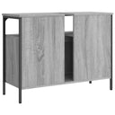 Ντουλάπι Νιπτήρα Μπάνιου Γκρι Sonoma 80x30x60 εκ. Επεξ. Ξύλο