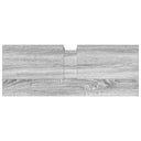 Ντουλάπι Νιπτήρα Μπάνιου Γκρι Sonoma 80x30x60 εκ. Επεξ. Ξύλο