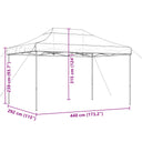 Τέντα Εκδηλώσεων Πτυσσόμενη Pop-Up Καφέ 440x292x315 εκ.