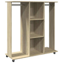 Ντουλάπα με Ροδάκια Sonoma Δρυς 102x38x110 εκ. από Επεξ. Ξύλο