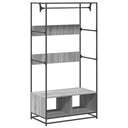 Ντουλάπα Γκρι Sonoma 90x50x180 εκ. από Επεξεργασμένο Ξύλο