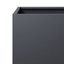 Ζαρντινιέρα Κήπου Ανθρακί 40x40x40 εκ. από Ατσάλι