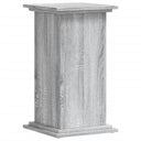 Βάσεις Φυτών Γκρι Sonoma 33x33x60 εκ. Επεξεργασμένο Ξύλο