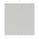 Πλισέ περσίδα ανοιχτό γκρι 120x150 cm Πλάτος υφάσματος 119,4 cm