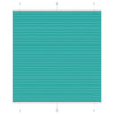 Πλισέ περσίδα Petrol Green 120x150 cm Πλάτος υφάσματος 119,4 cm