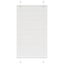 Πλισέ περσίδα Λευκό 70x150 cm Πλάτος υφάσματος 69,4 cm
