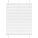 Πλισέ περσίδα Λευκό 105x150 cm Πλάτος υφάσματος 104,4 cm