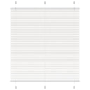 Πλισέ περσίδα Λευκό 115x150 cm Πλάτος υφάσματος 114,4 cm